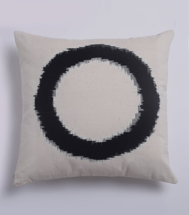 Natural Circle Printed Cushion Cover