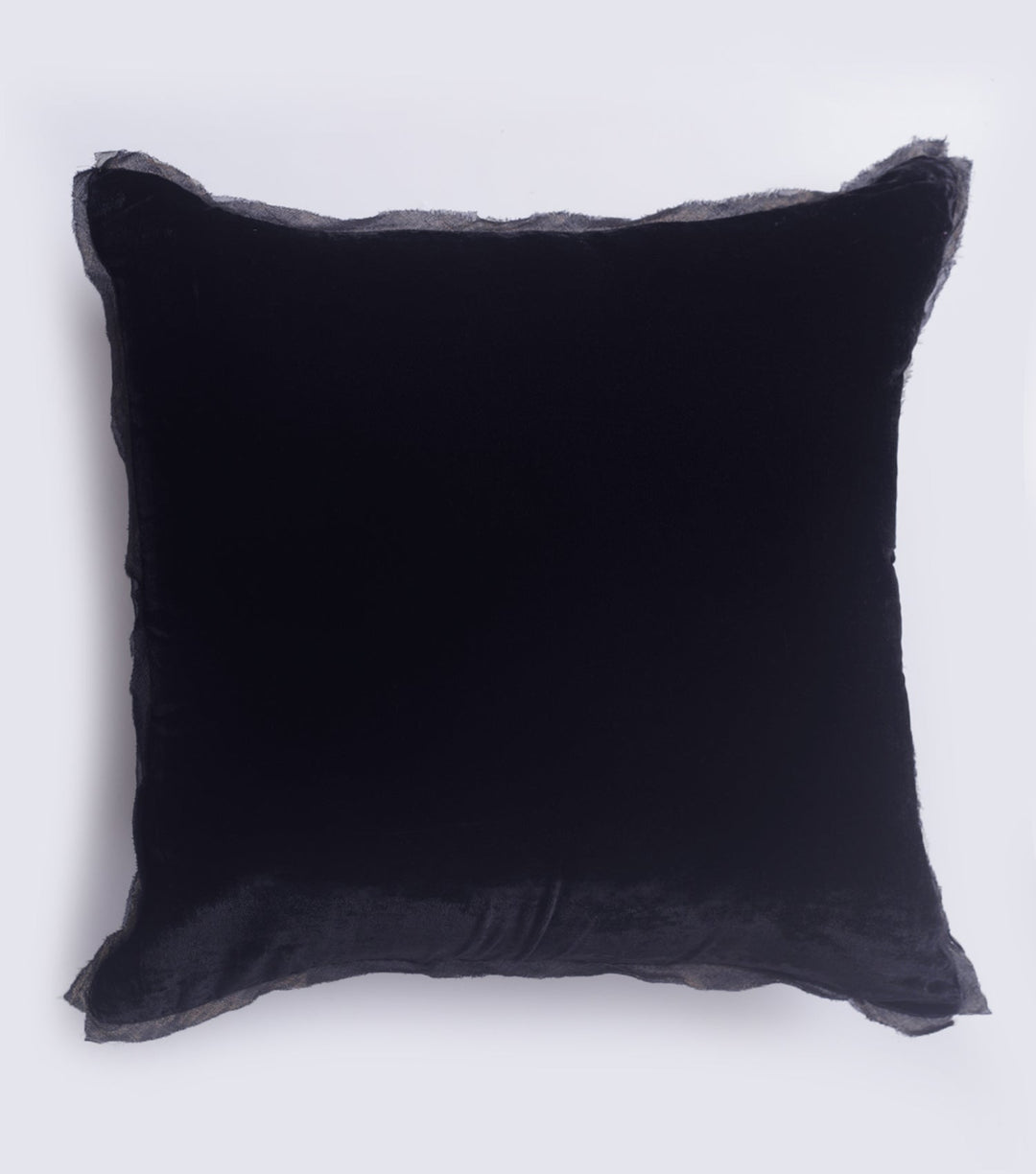 Liner Square Navy Velvet Cushion Cover