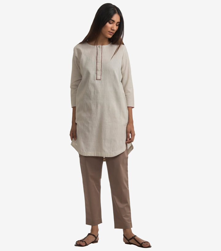 Ivory Khadi Kurti