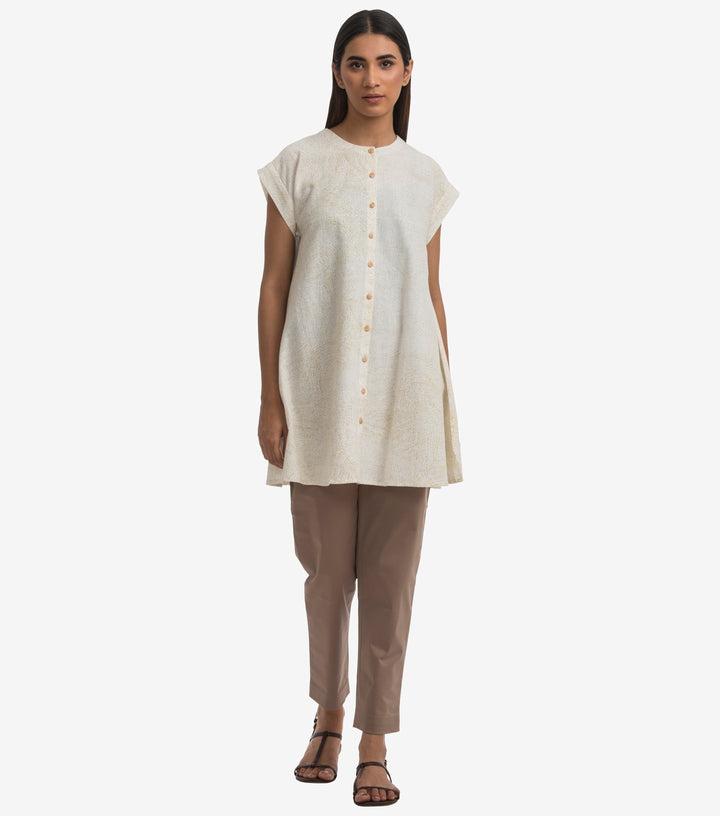 White Khadi top