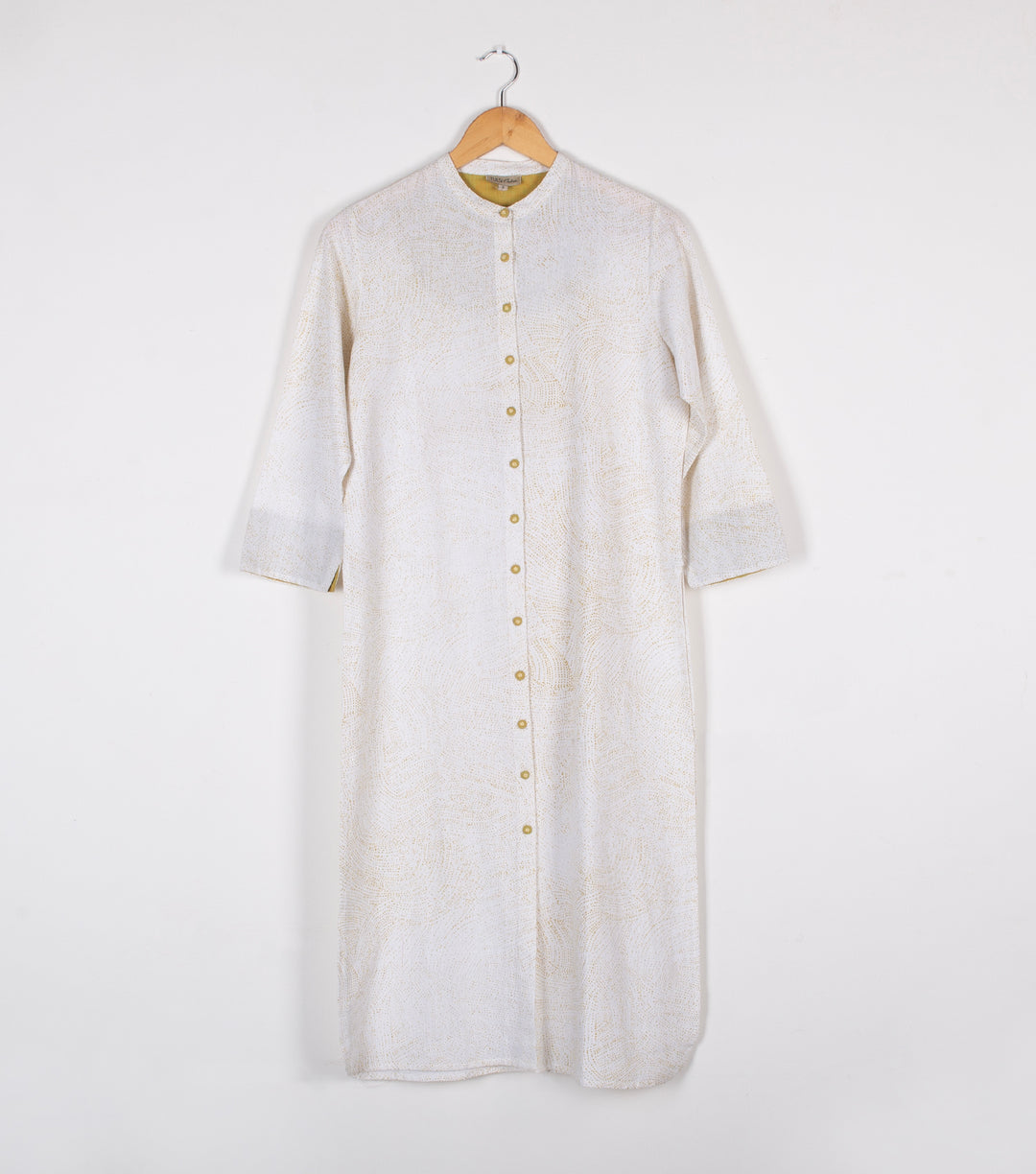 White Cotton Shirt Kurta