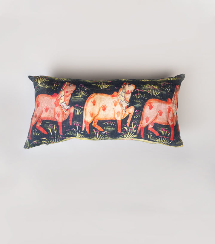 Multicolor Printed Cotton Cushion Cover