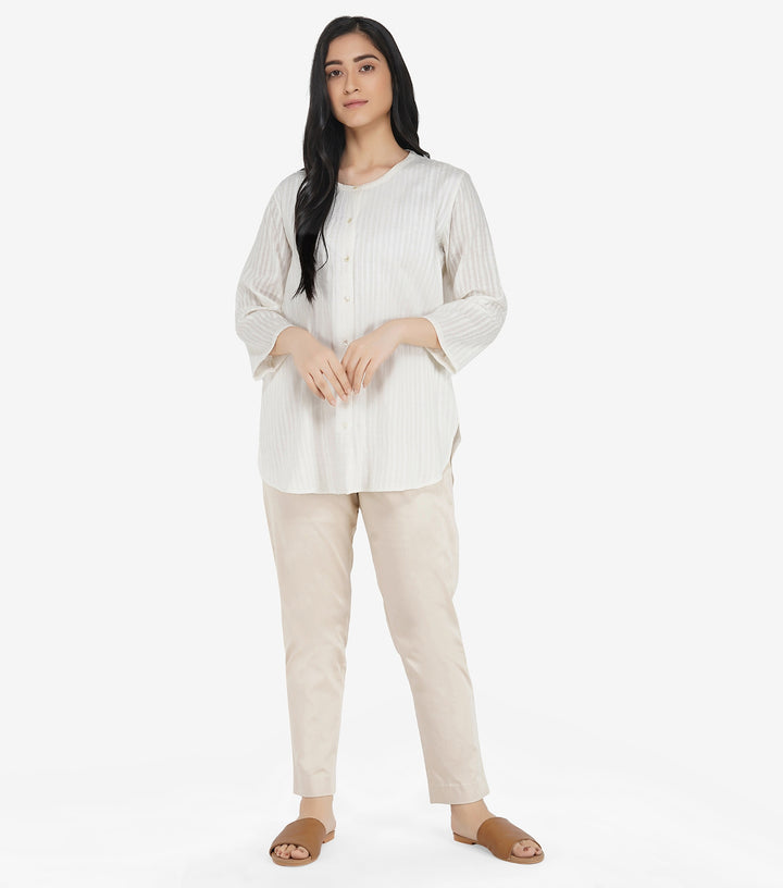 Natural cotton shirt