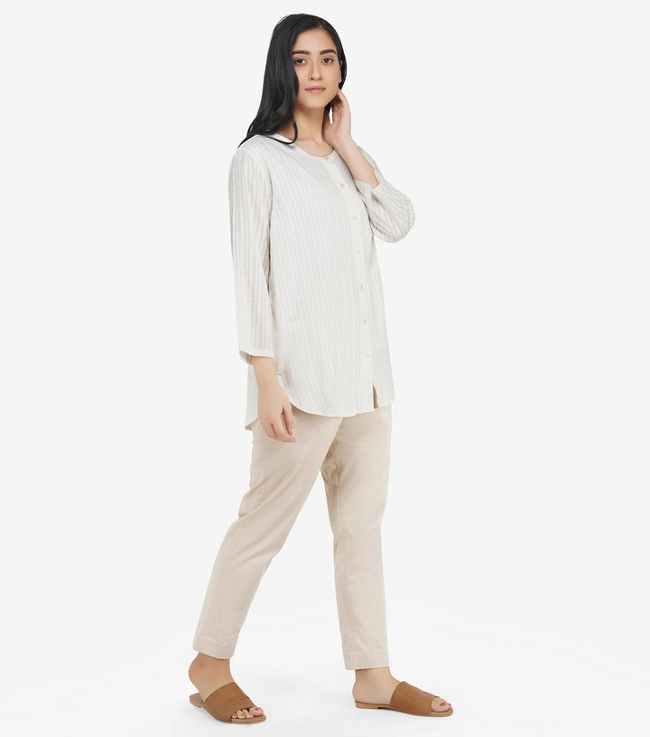 Natural cotton shirt