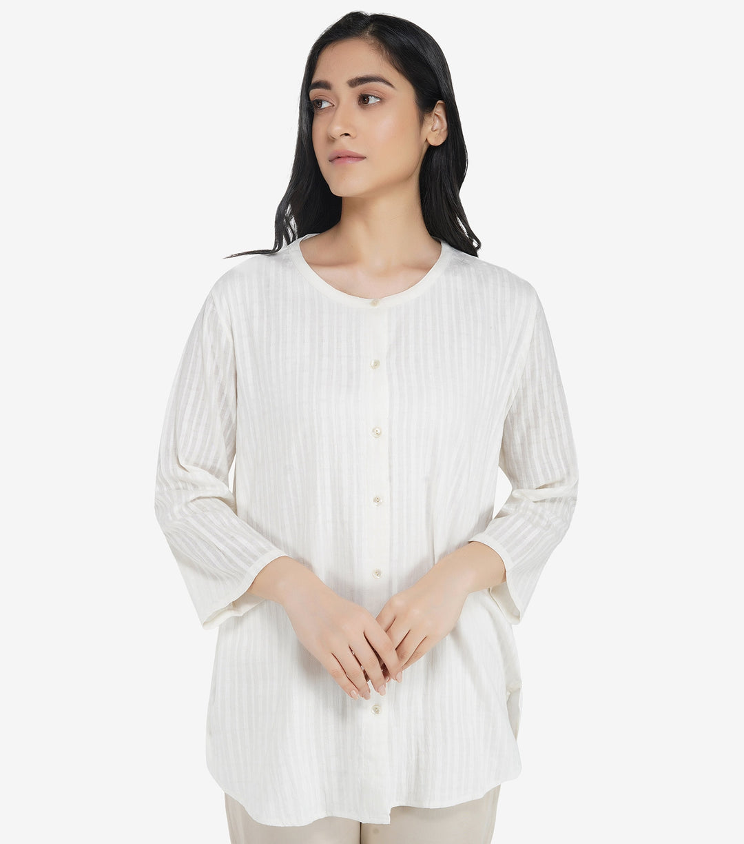 Natural cotton shirt