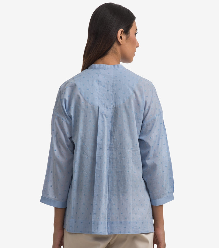 Blue cotton Shirt top