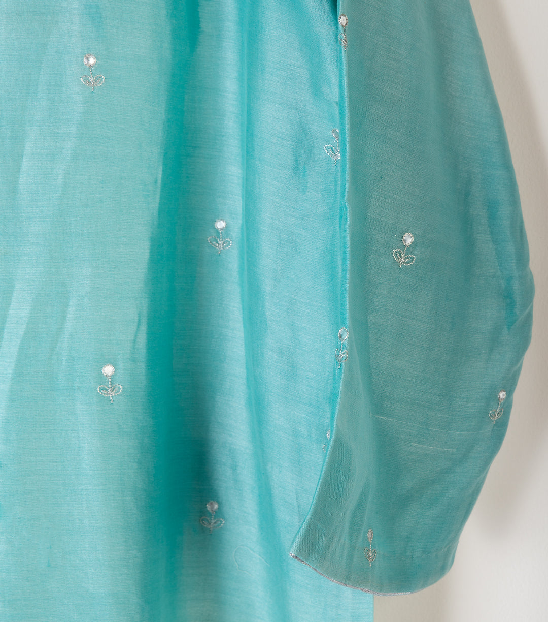 Sea Green Chanderi kurta