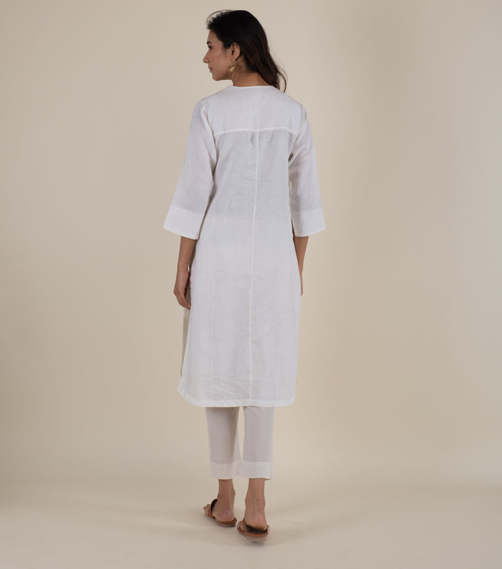 Natural Cotton Linen Kurta