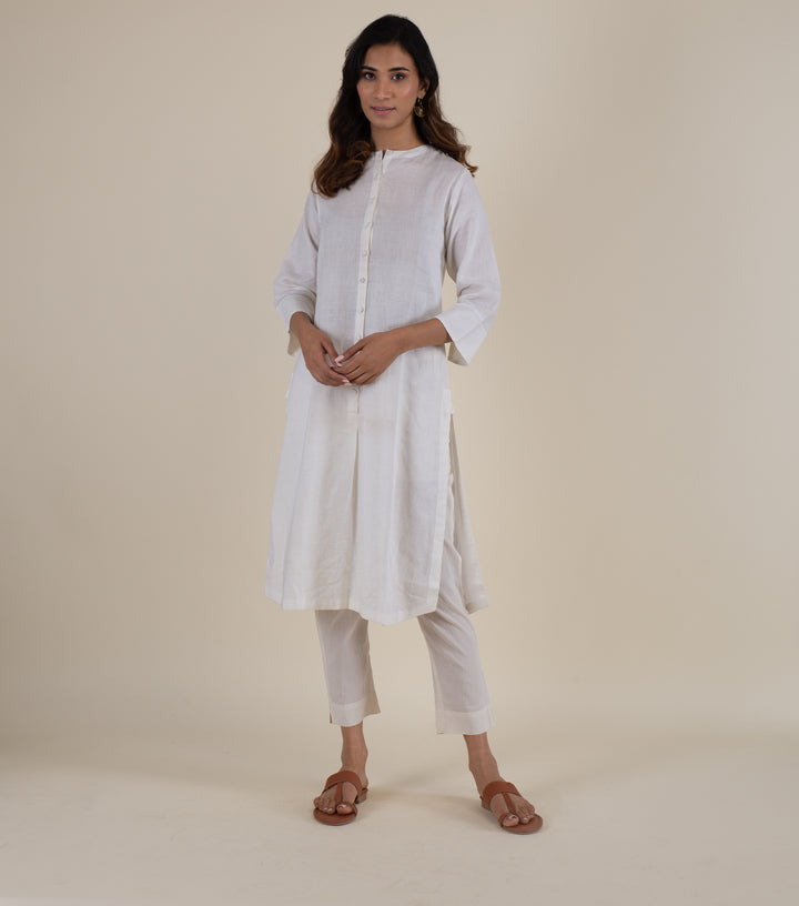 Natural Cotton Linen Kurta