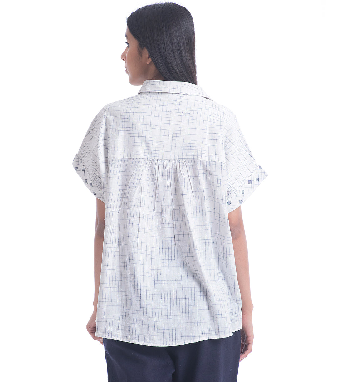 White Cotton linen shirt