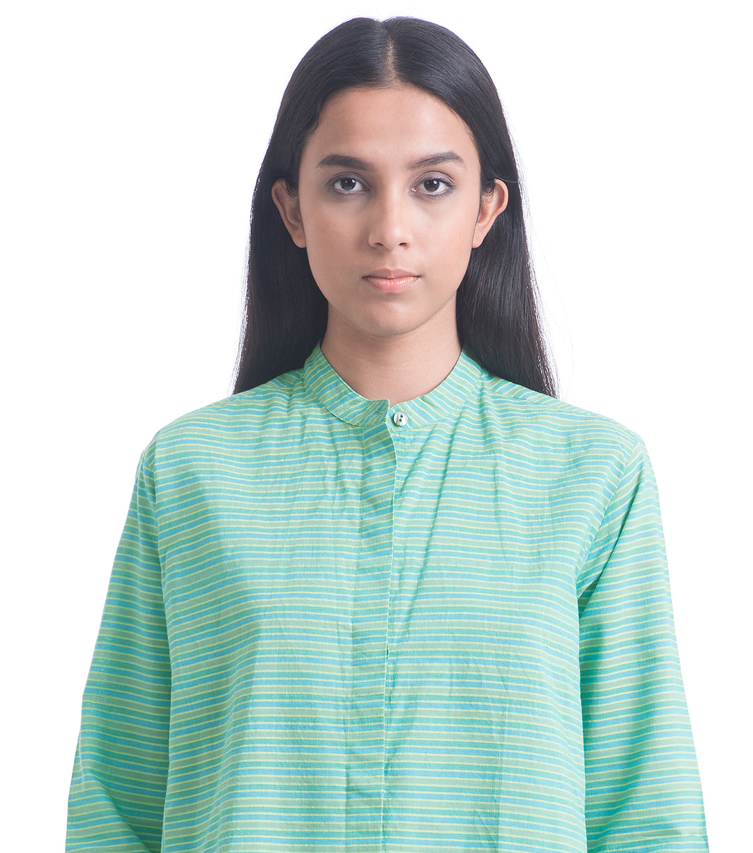 Green Woven Cotton Shirt