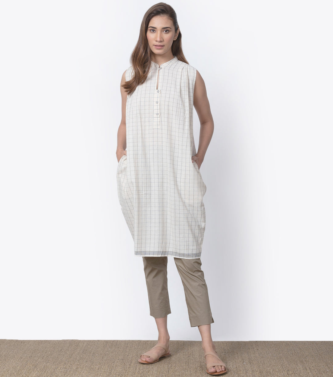 Printed Khadi Tunic