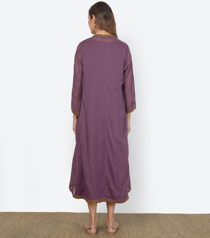 Purple Cotton Cape