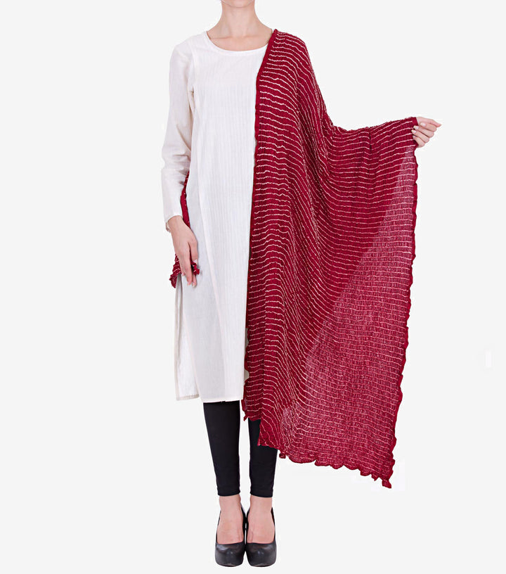 Silk Bandhni Dupatta