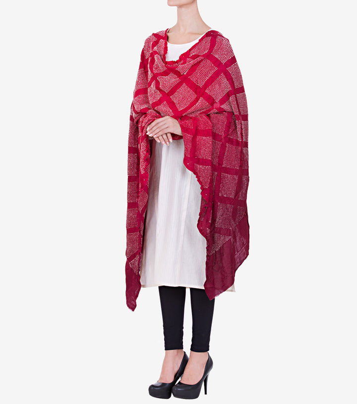 Silk Bandhni Dupatta