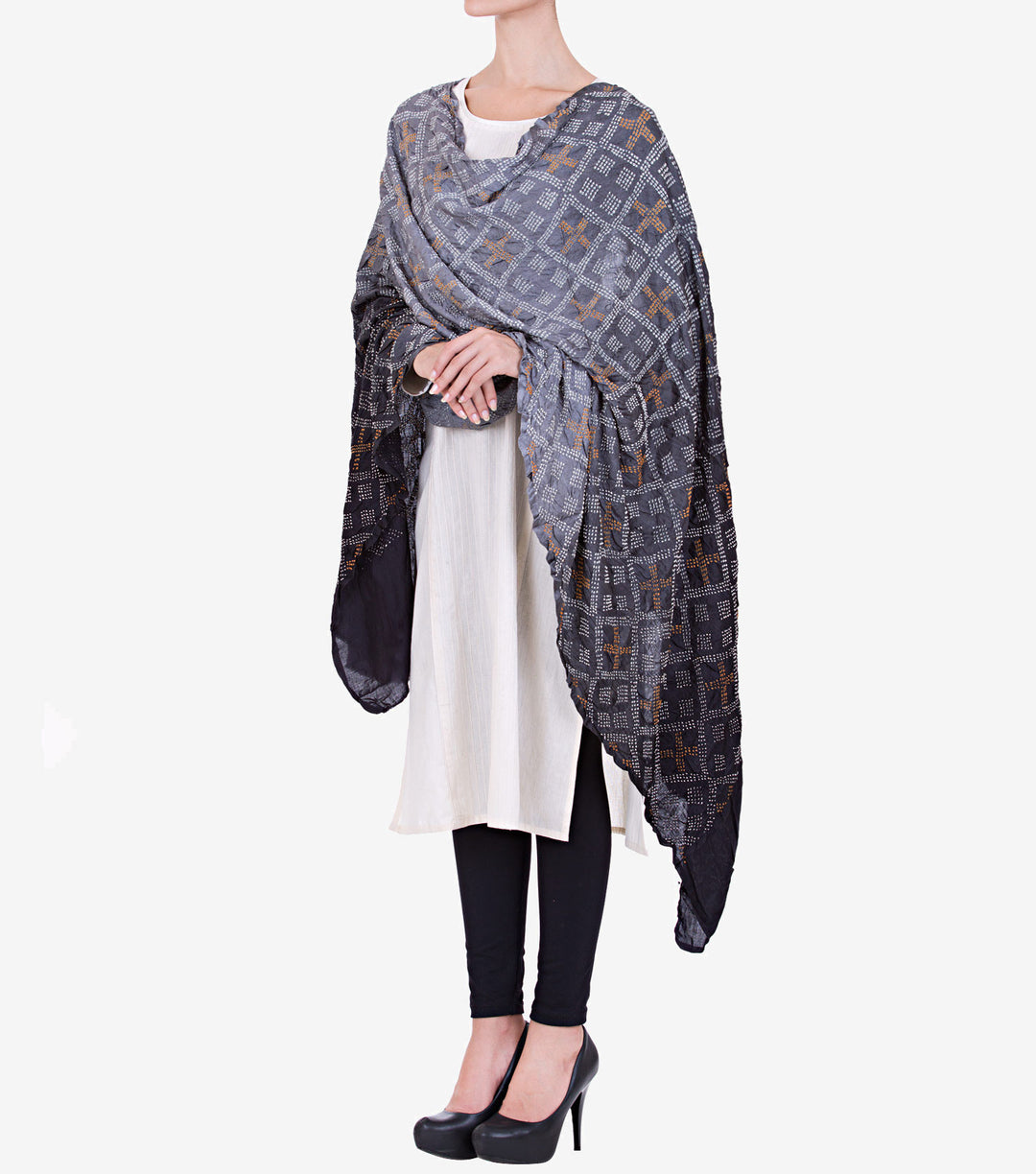 Silk Bandhni Dupatta