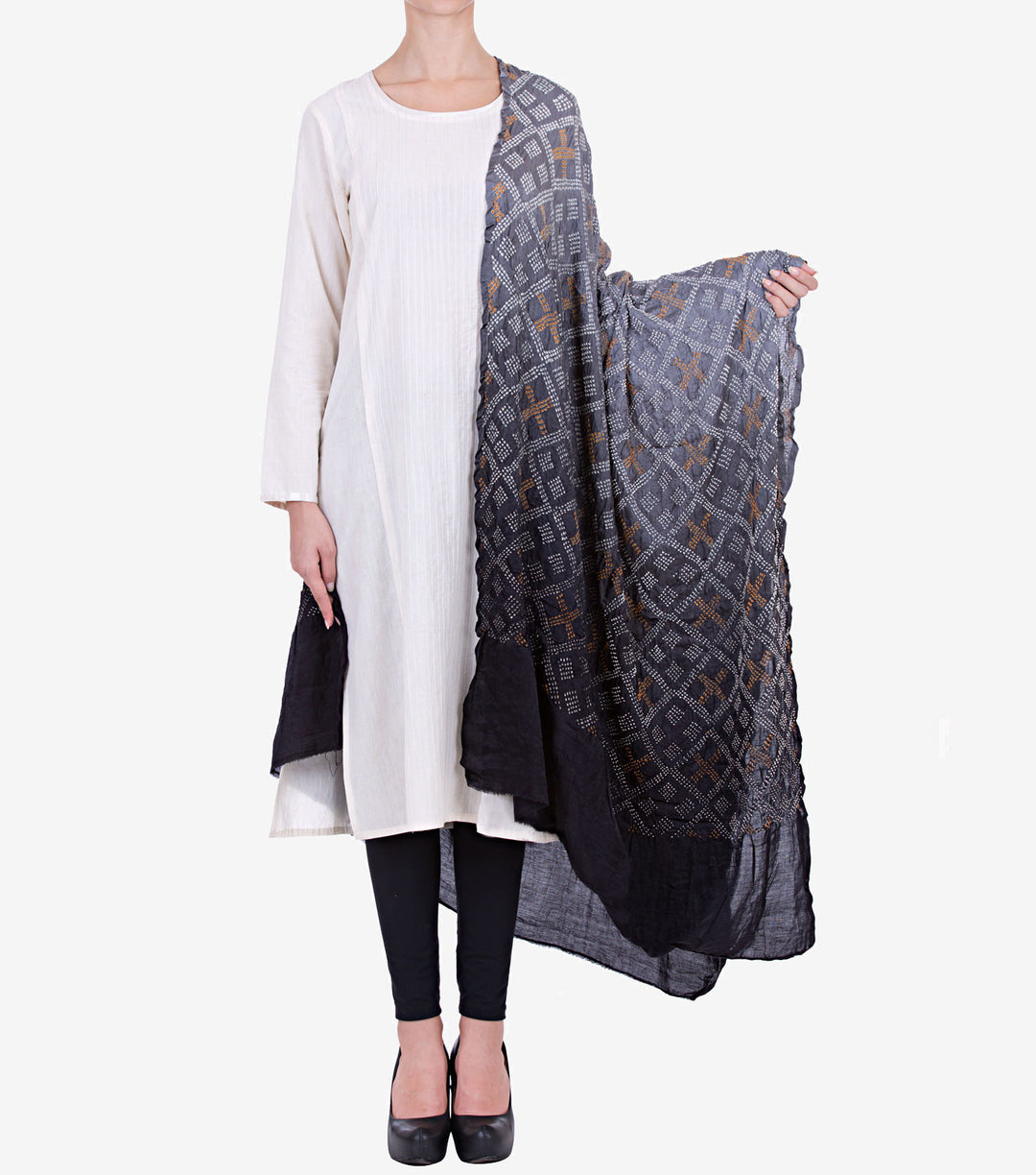 Silk Bandhni Dupatta