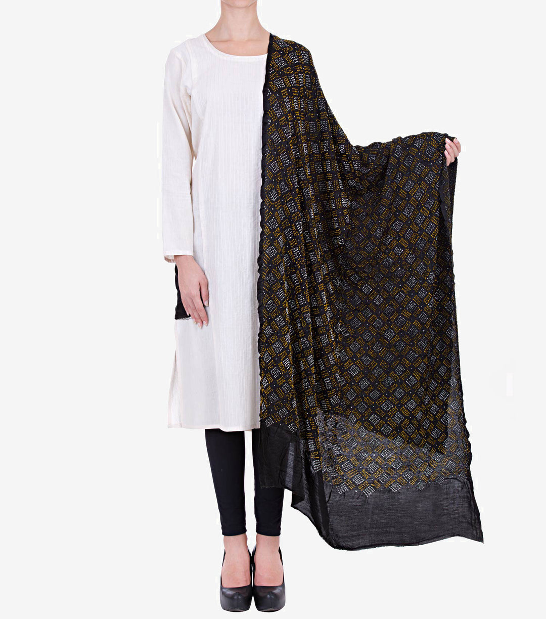 Silk Bandhni Dupatta