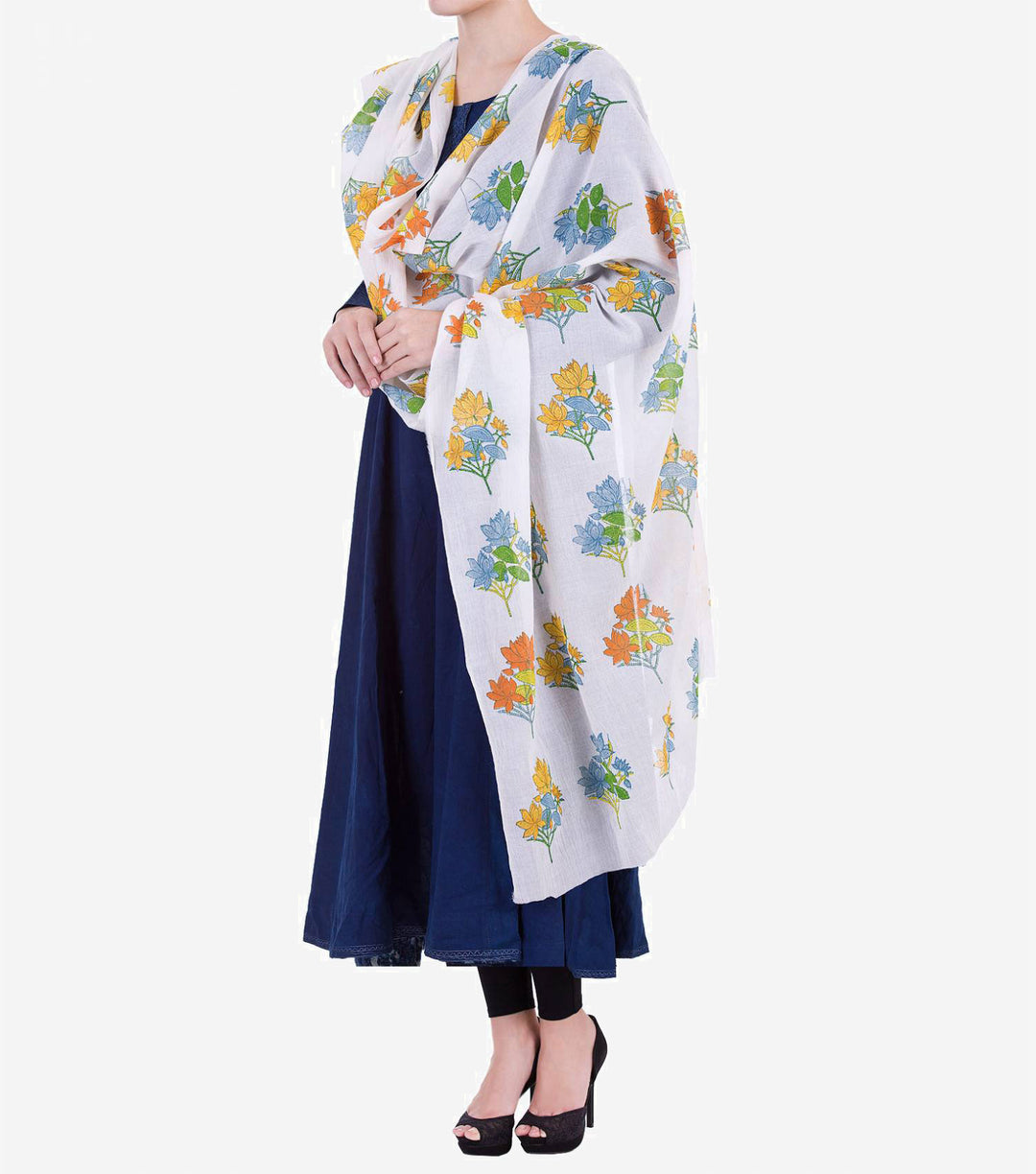 Printed Chanderi Dupatta