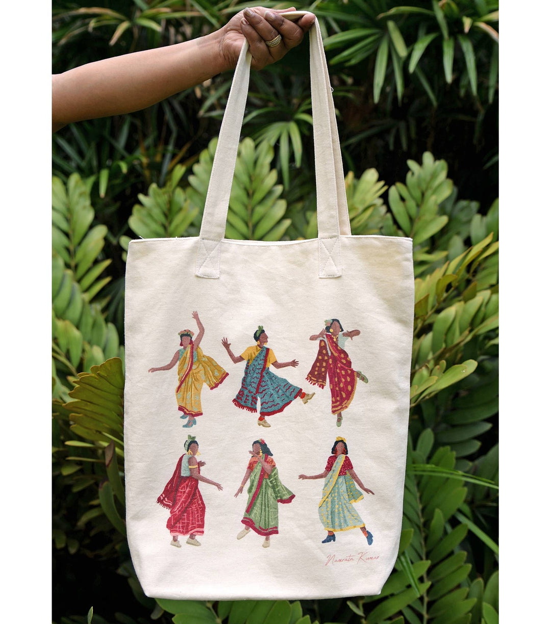 Swinging in Saris Tote Bag