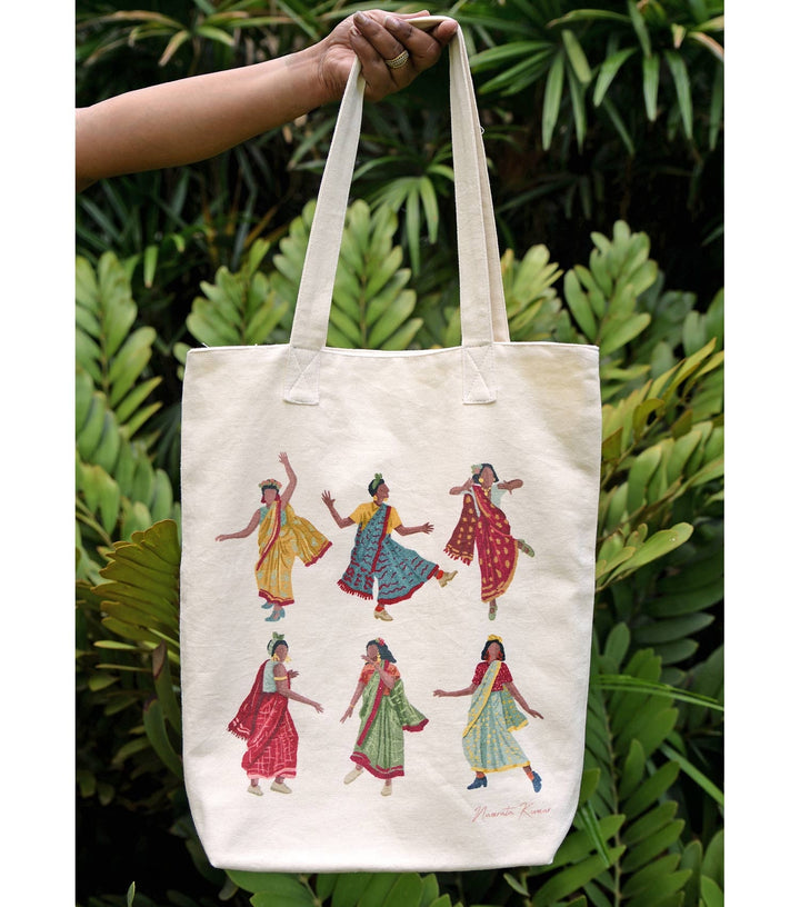 Swinging in Saris Tote Bag