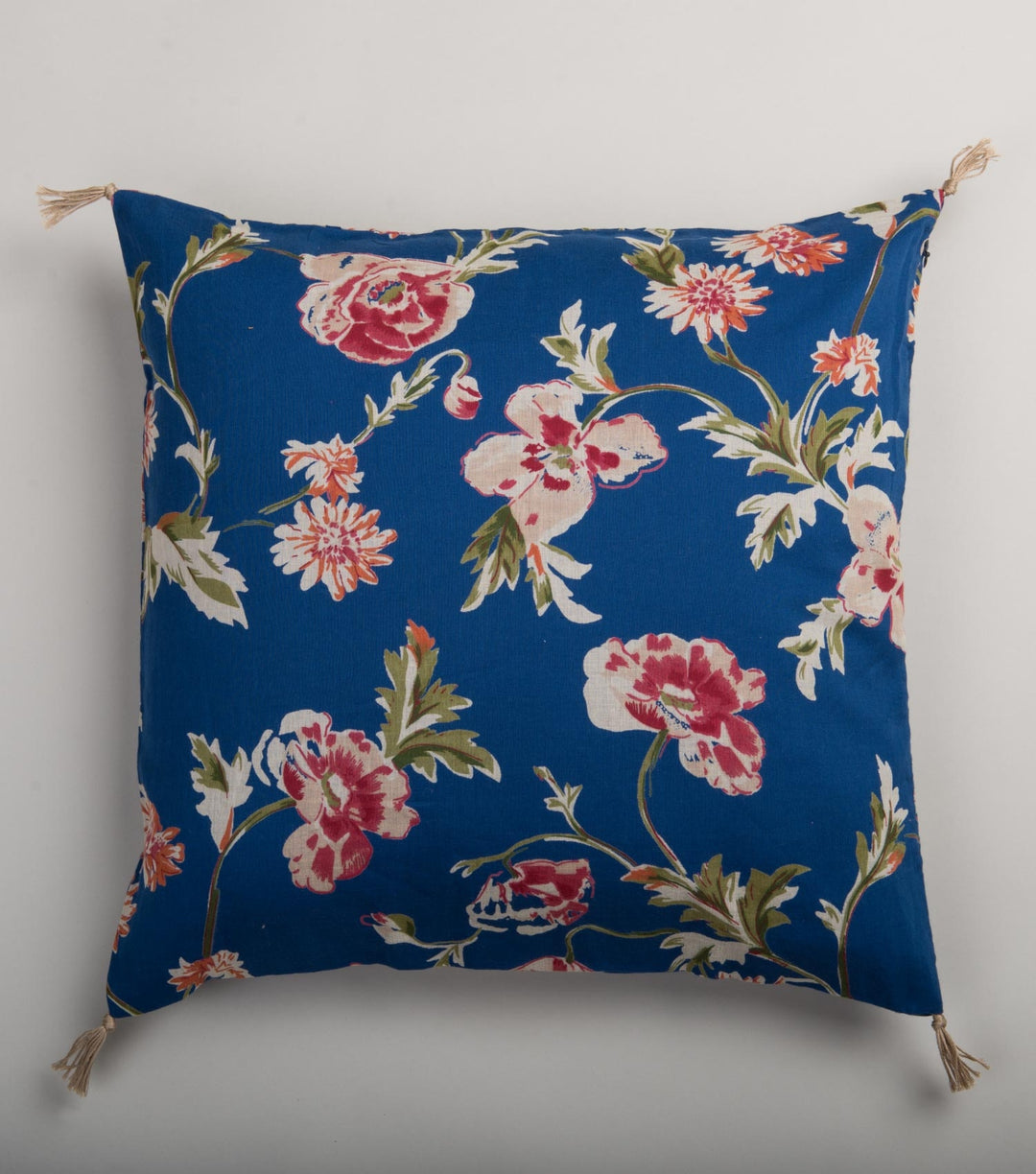 Floral Cotton Cushion Cover