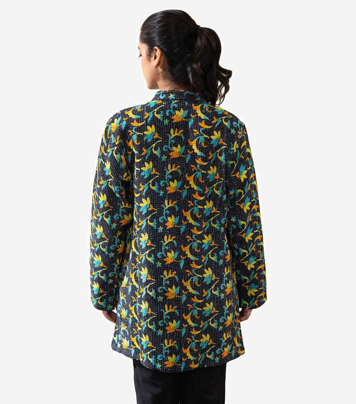 Vintage Cotton Kantha Jacket