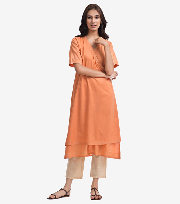 Cotton Angrakha Kurta