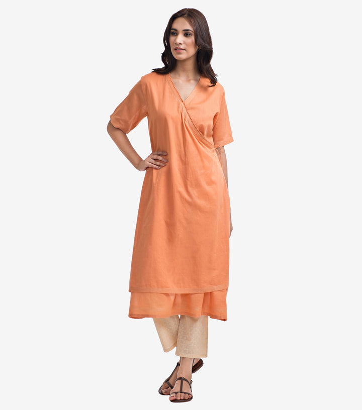 Cotton Angrakha Kurta