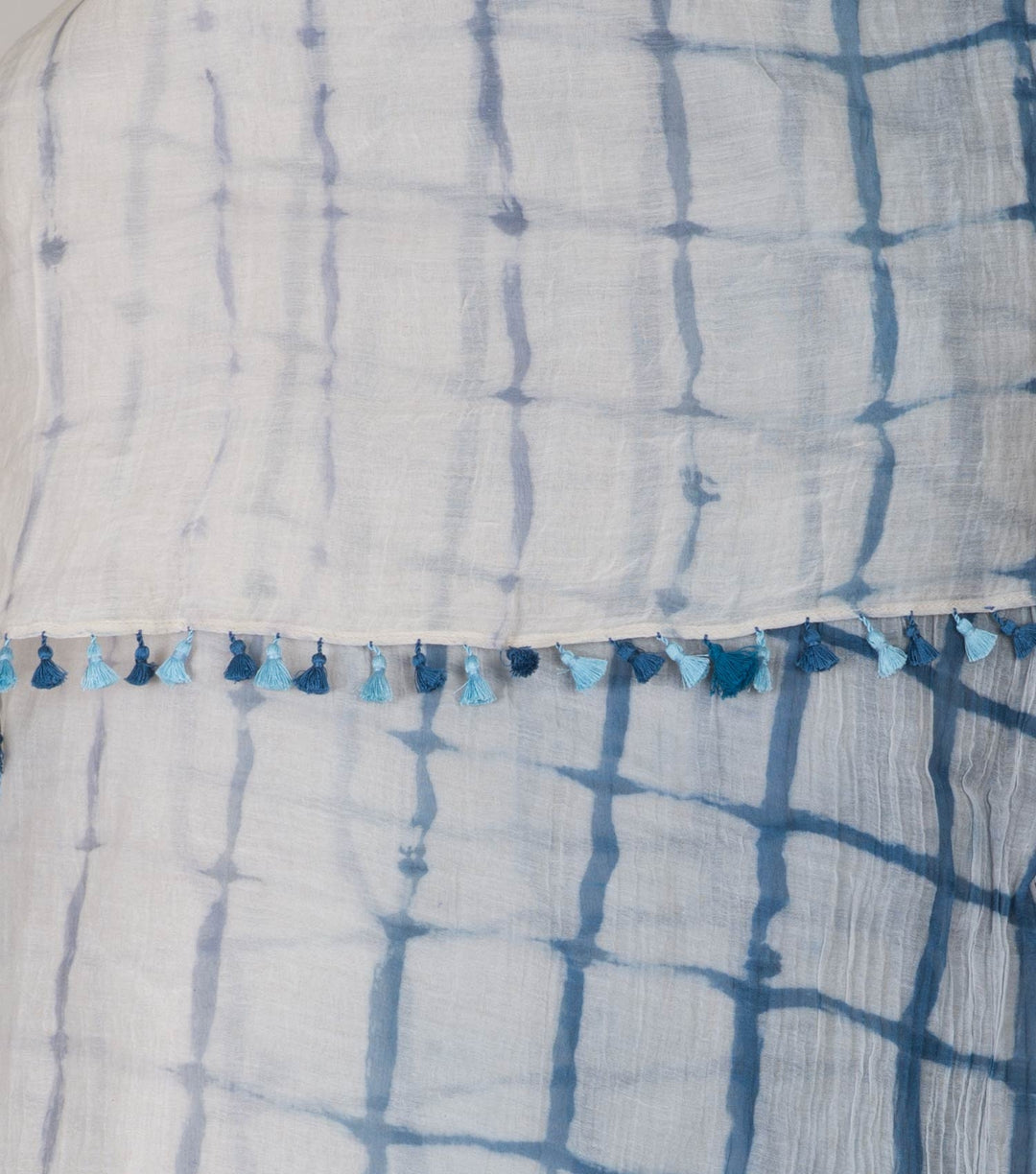 Shibori Chanderi Scarf