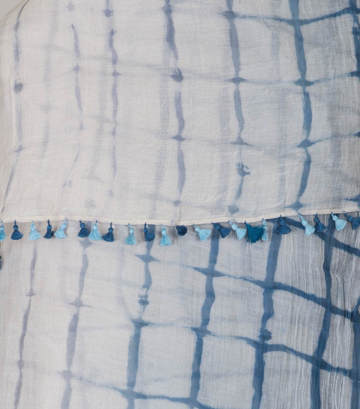 Shibori Chanderi Scarf