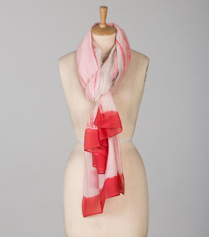 Shibori Chanderi Scarf