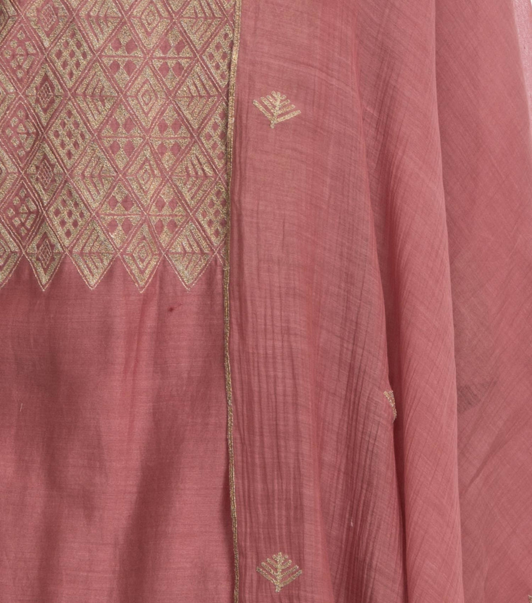 Pink Chanderi Dupatta